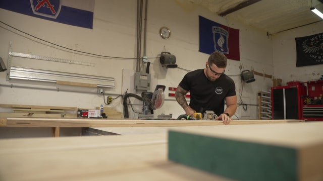 Crafting a new path: Army veteran finds purpose in running his own woodworking business