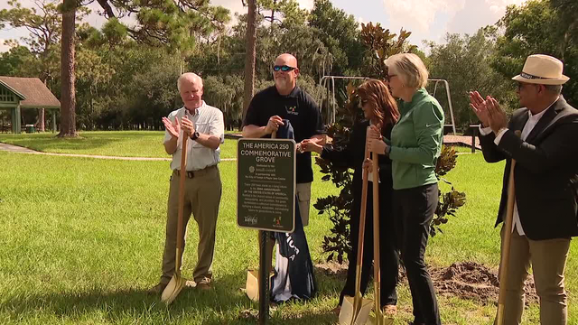 Tampa mayor, Ismaili Muslim community plant 250 trees at Rowlett Park in honor of America 250