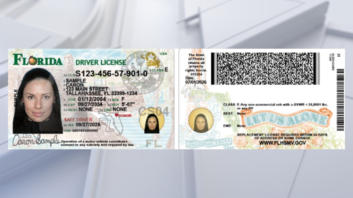 Florida unveils new driver license and ID card design filled with state pride: Here's what to know