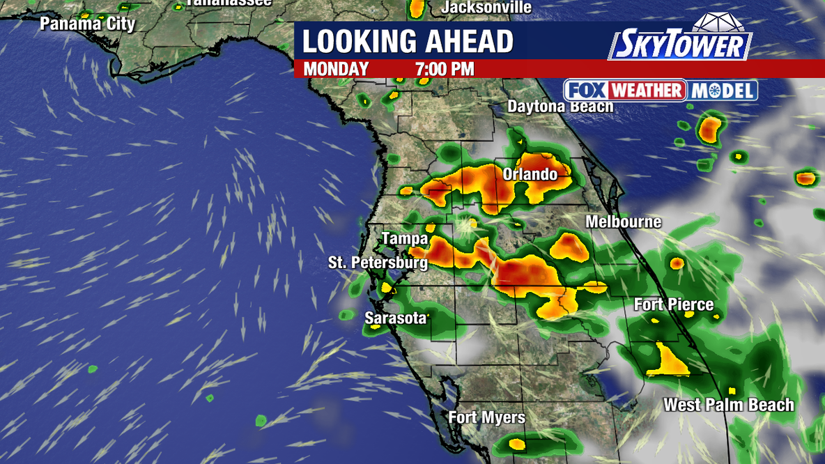 Tampa weather: Strong afternoon storms expected Monday