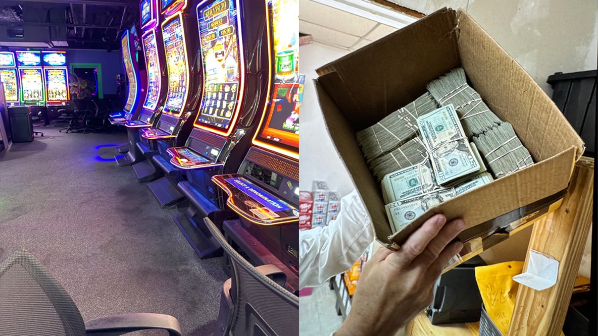 St. Pete illegal gambling raid leads to seizure of $247K, 163 slot machines