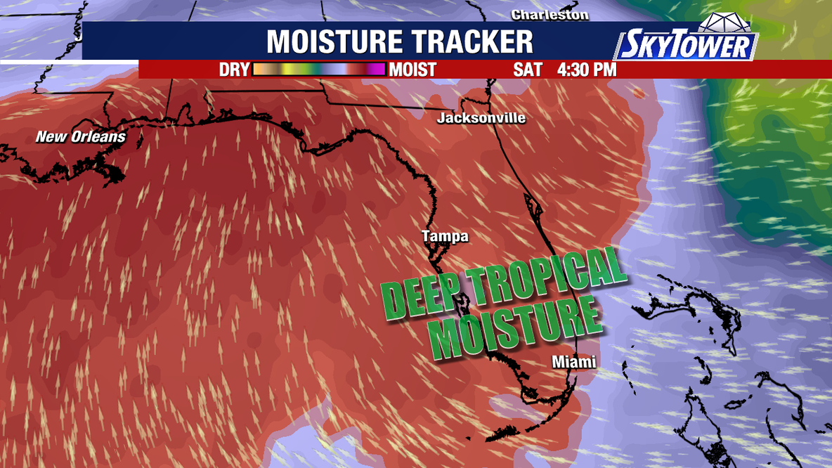 Tropical moisture targets Bay Area ahead of rainy weekend