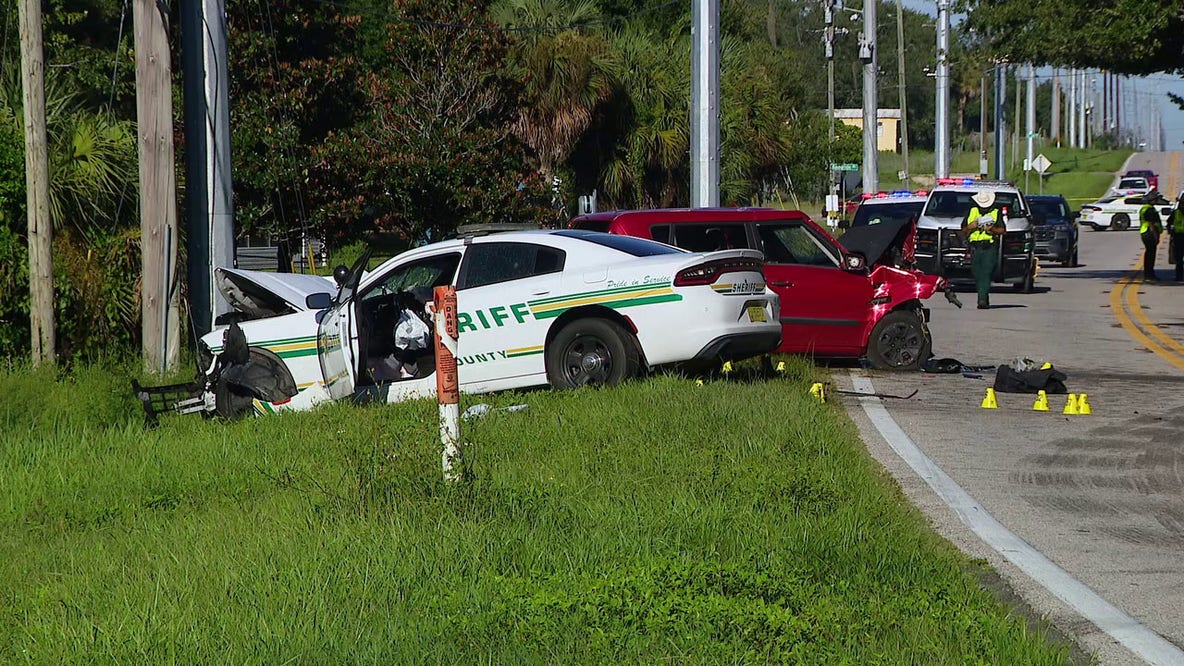 Polk deputy, driver flown to hospital after head-on crash near Haines City: PCSO