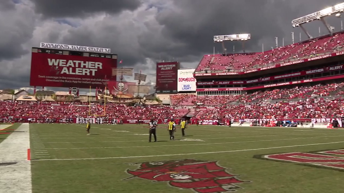 Bucs fall to Browns 23-19, drop to 0-2 after late collapse and lengthy weather delay