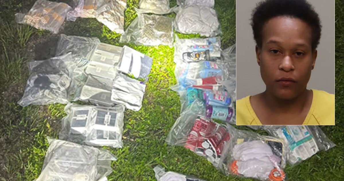 Florida woman abandoned by accomplices during botched prison drop with 464 grams of meth: MCSO