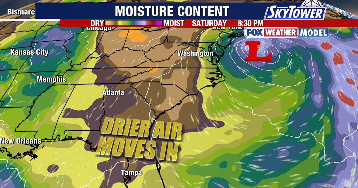Tampa weather: Drier air to clear rain by weekend | FOX 13 Tampa Bay