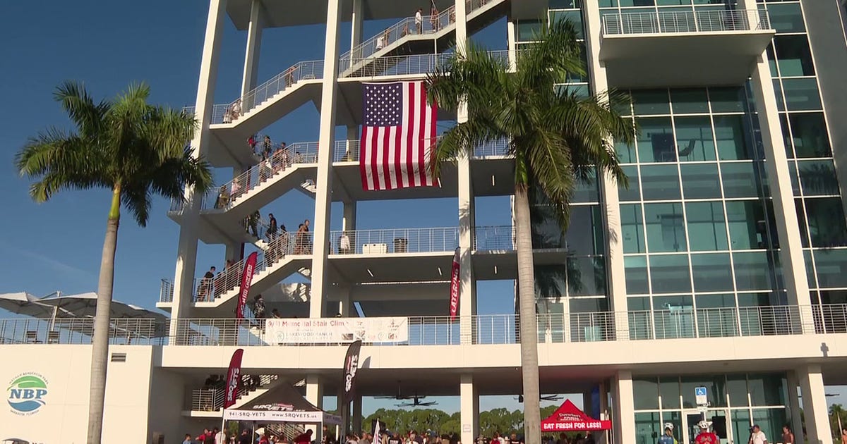 Sarasota 9/11 memorial stair climb: Hundreds gather at Nathan Benderson Park