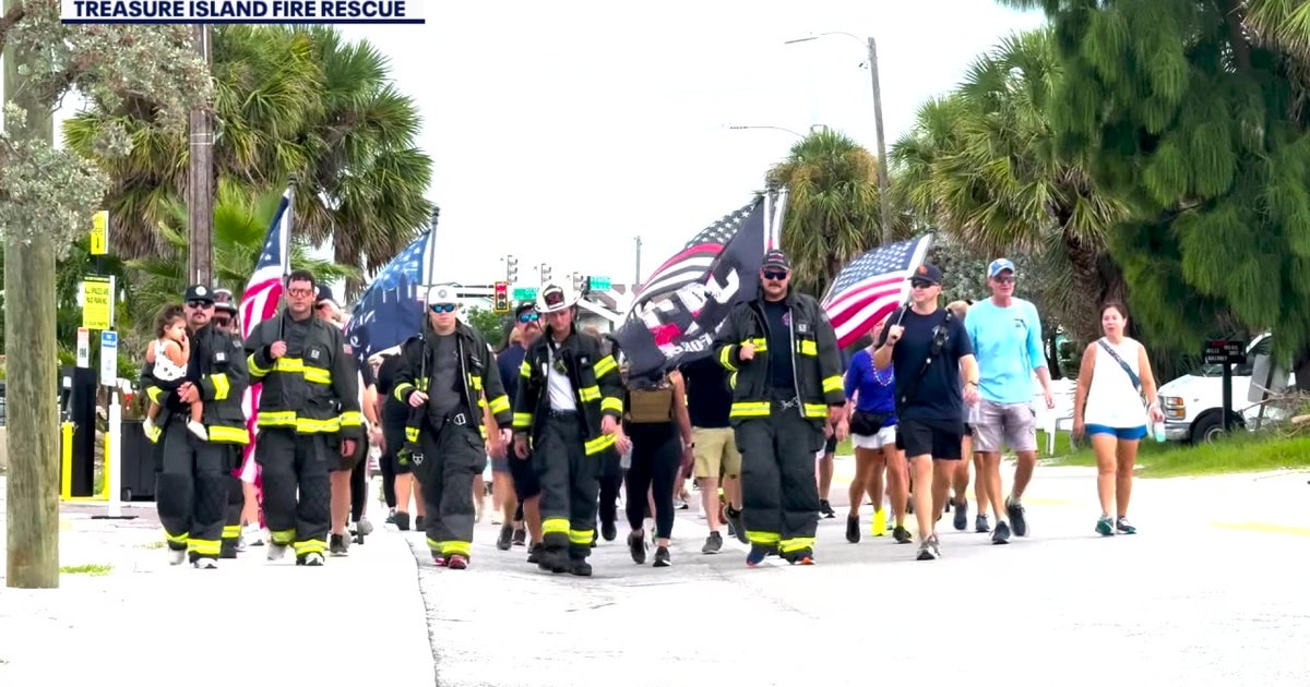 Why Treasure Island firefighters walk exactly 3.43 miles to remember 9/11