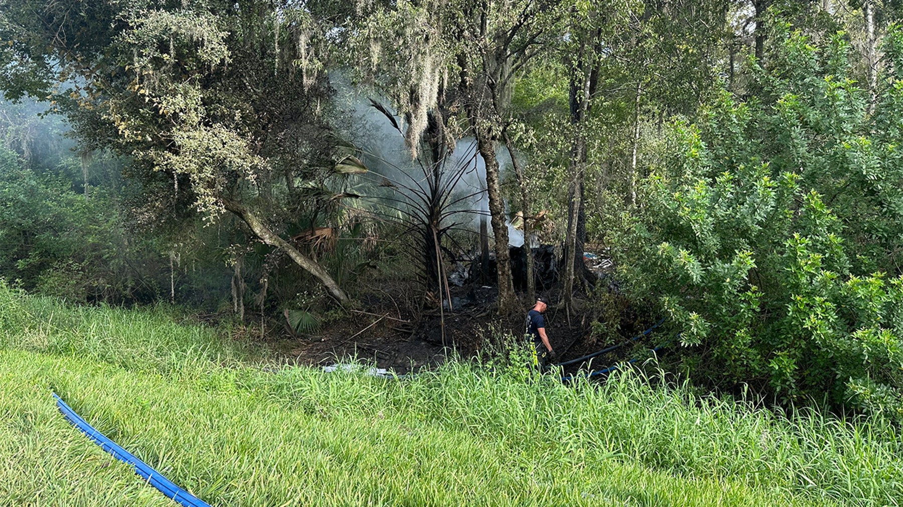 2 dead after small plane crashes, catches fire in Hillsborough County: Officials