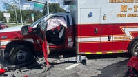 4 injured, including 2 crew members, in Hernando County Fire Rescue crash