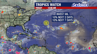 Tropical disturbance struggles in Atlantic as quiet hurricane season continues
