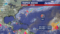 Tropical Storm Fay returns to the Atlantic while another system forms off Africa