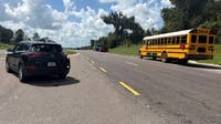 School bus loading children struck by tractor-trailer on US-301 in Pasco County: FHP