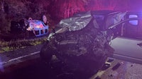 2 hospitalized after fiery crash in Hernando County: HCFR