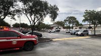 Lightning strikes St. Petersburg Catholic High School gym