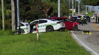 Polk deputy, driver flown to hospital after head-on crash near Haines City: PCSO
