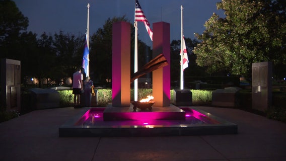 Palm Harbor 9/11 memorial: Beams of light shine ahead of 25th anniversary