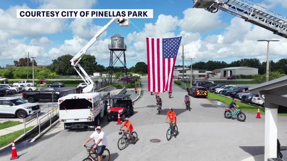 Tampa Bay area veteran leads 'Alive Ride' through Pinellas Park on 20th anniversary of survival