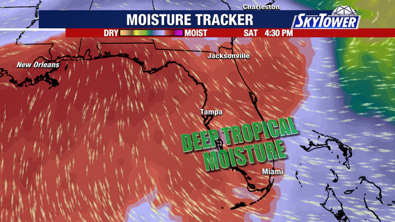 Tropical moisture targets Bay Area ahead of rainy weekend