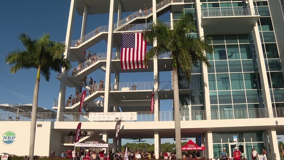 Sarasota 9/11 memorial stair climb: Hundreds gather at Nathan Benderson Park
