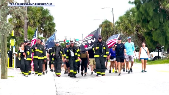 Why Treasure Island firefighters walk exactly 3.43 miles to remember 9/11