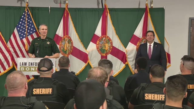 DeSantis announces $5K bonuses for 1,500 new Florida law enforcement officers