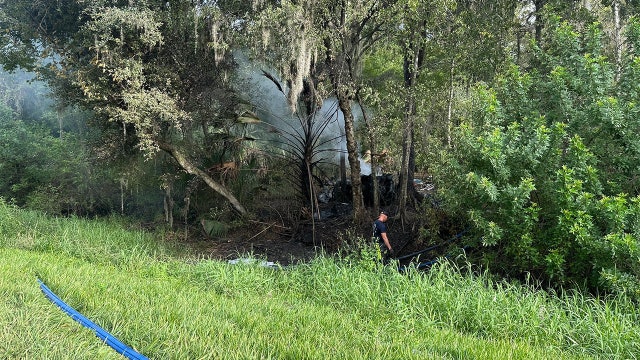 2 dead after small plane crashes, catches fire in Hillsborough County: Officials