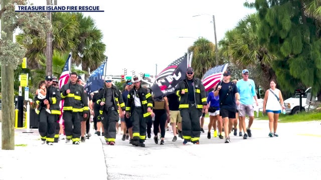 Why Treasure Island firefighters walk exactly 3.43 miles to remember 9/11