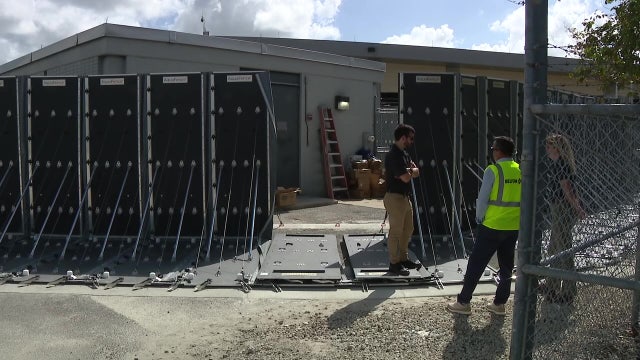 Tampa International Airport installs 9-foot AquaFence flood barrier
