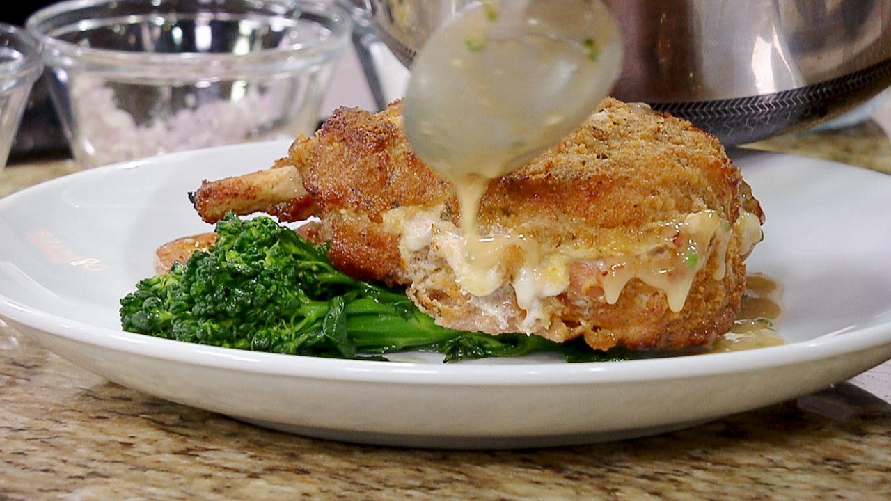 Prosciutto-Stuffed Pork Chops