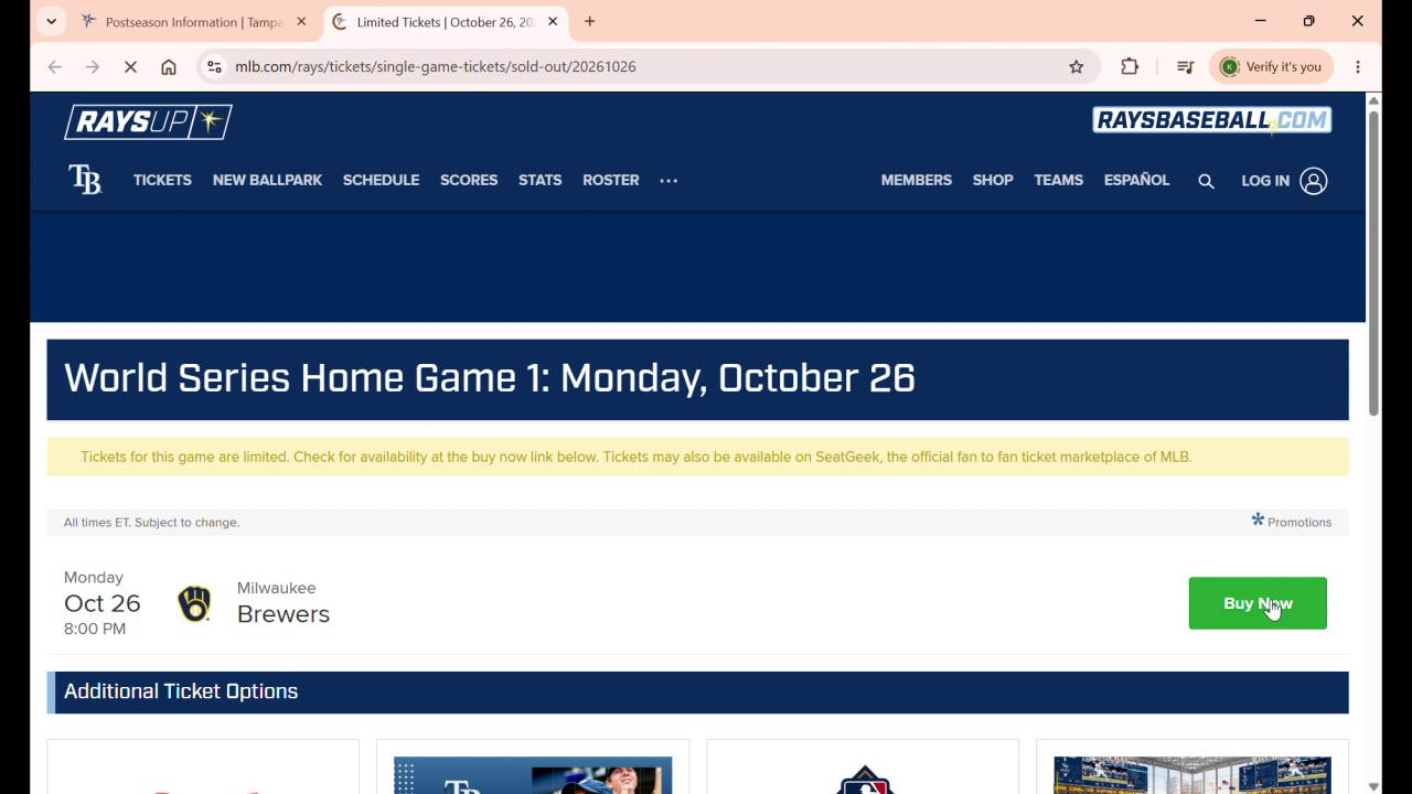 World Series tickets: What Rays fans should know about resale guarantees
