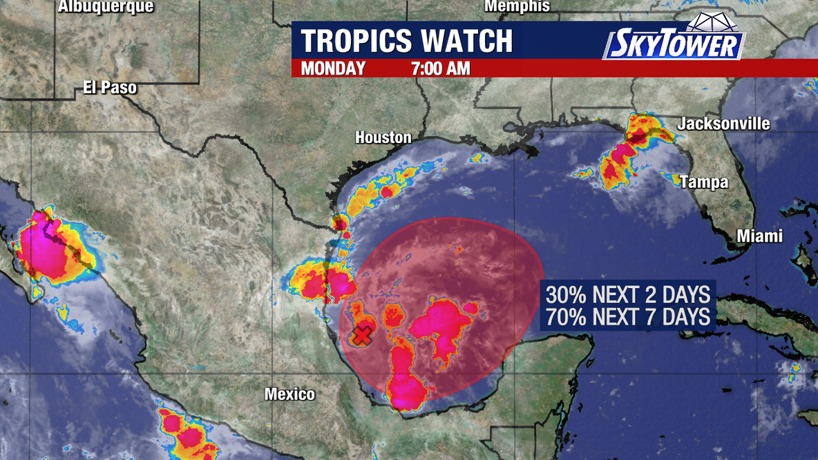 National Hurricane Center watching area that could become tropical depression in Gulf