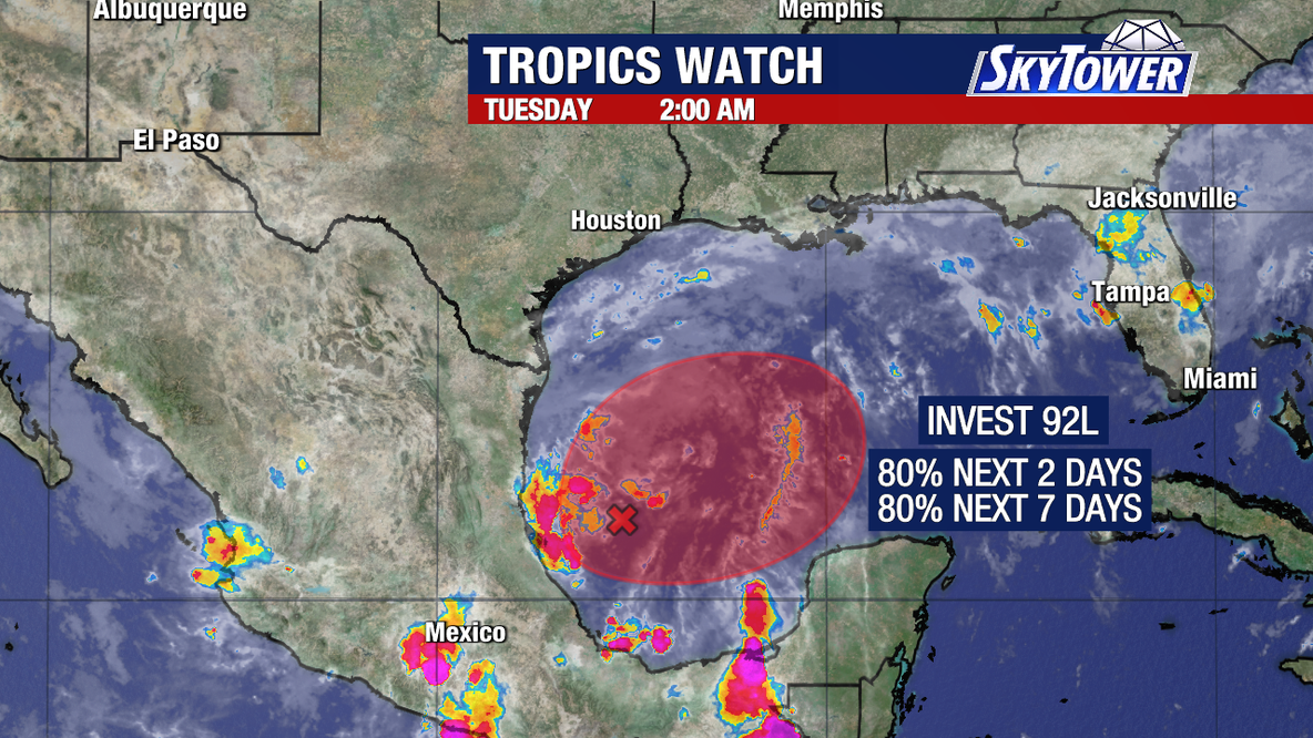 Tropical Storm Isaias likely to form in Southwest Gulf