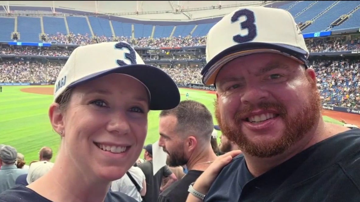 From wedding bells to cowbells: Local couple looks back on 2009 Tropicana Field reception