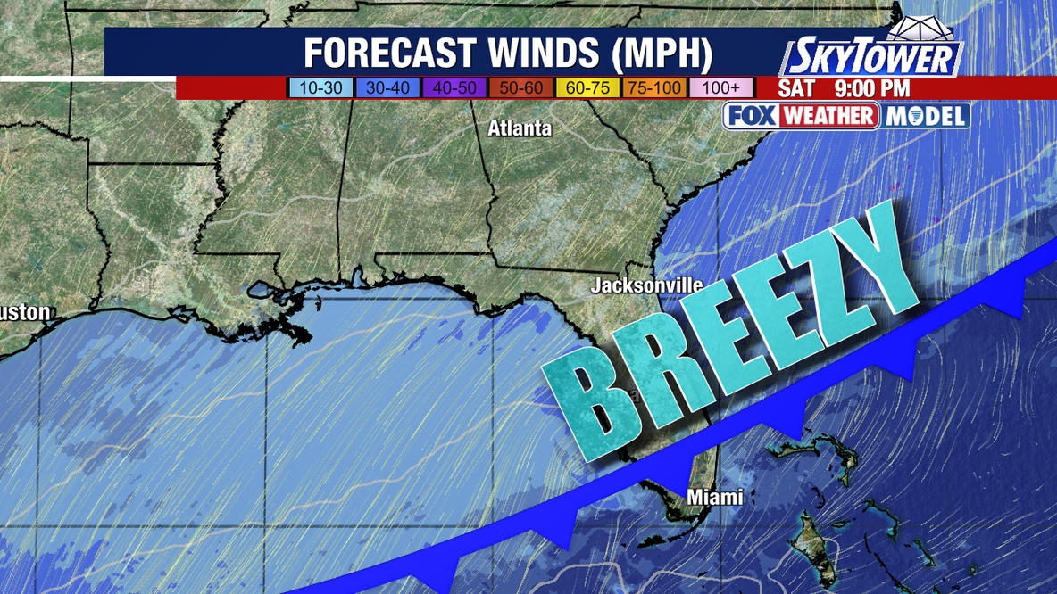 Tampa weather: Cold front brings weekend rain chances and lower humidity
