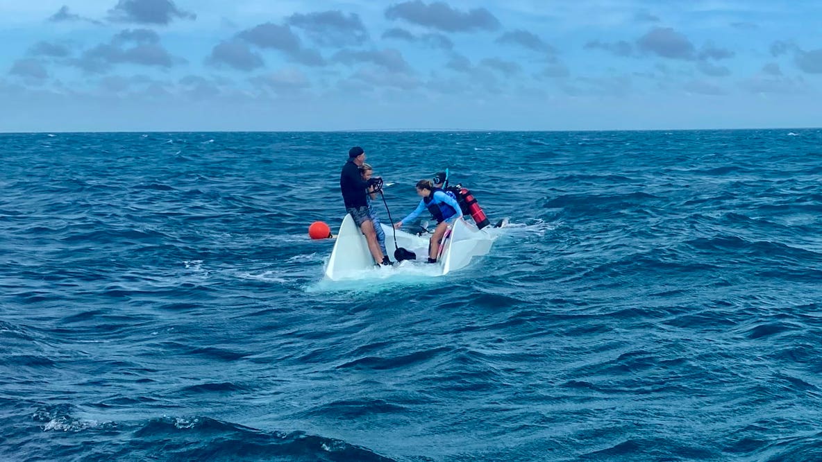 Coast Guard rescues four people after boat capsizes off Boot Key Harbor