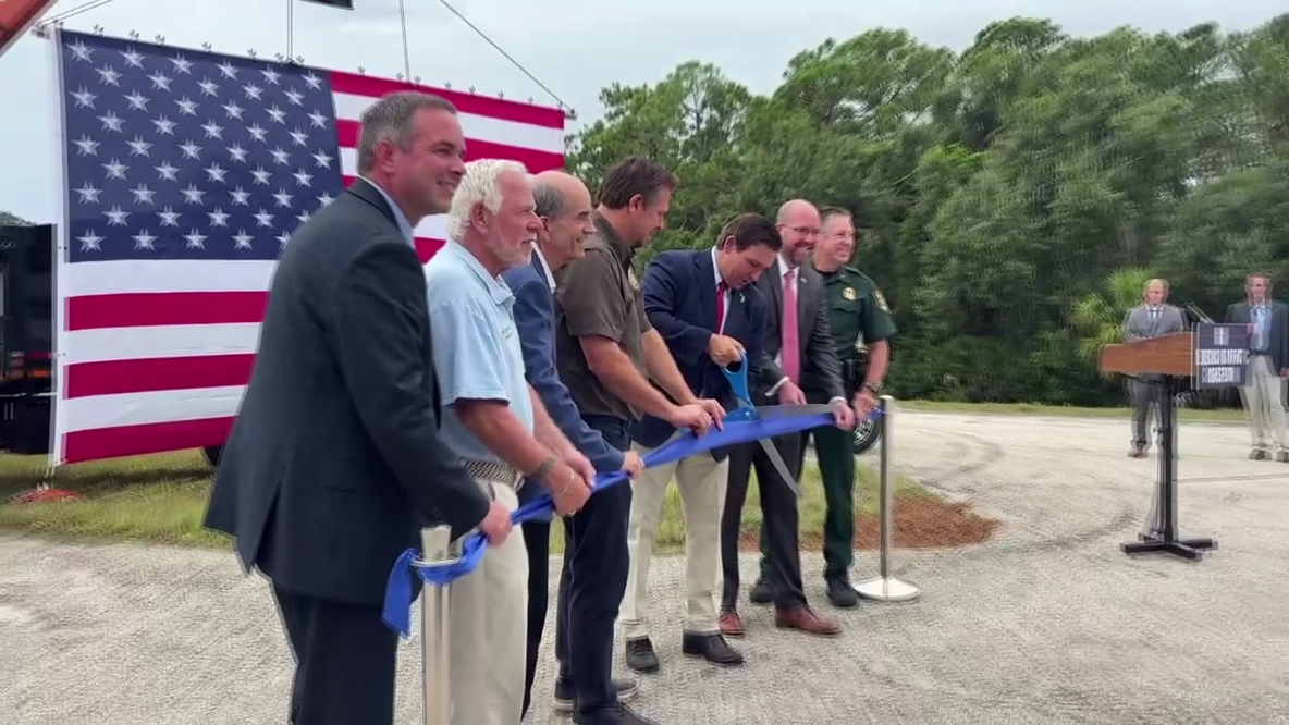 Gov. Ron DeSantis cuts ribbon on $61M River Road expansion in Sarasota County