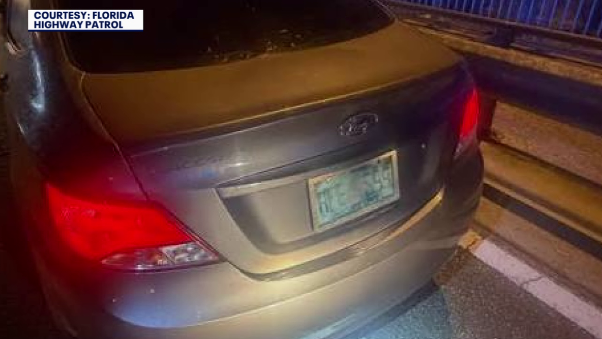 Florida driver accused of using photocopied license plate: FHP