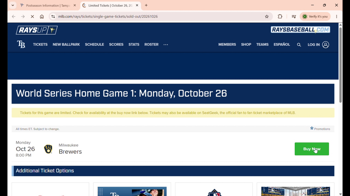 World Series tickets: What Rays fans should know about resale guarantees