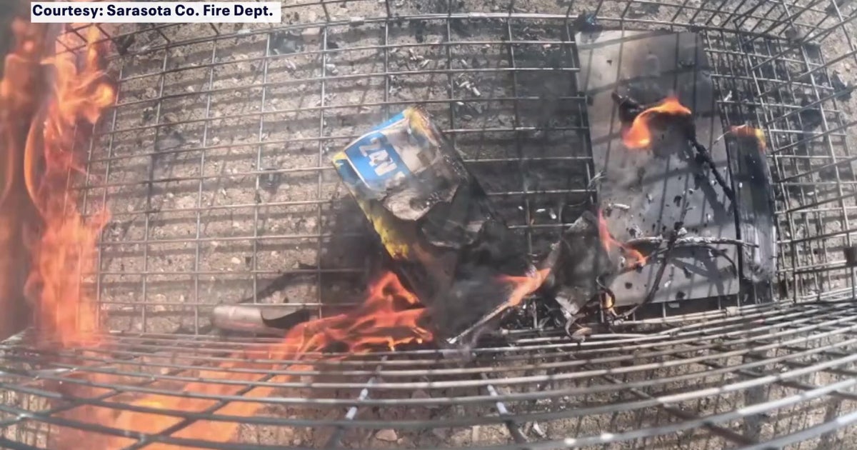 Sarasota lithium battery fire: Video captures rapid explosion risk ...