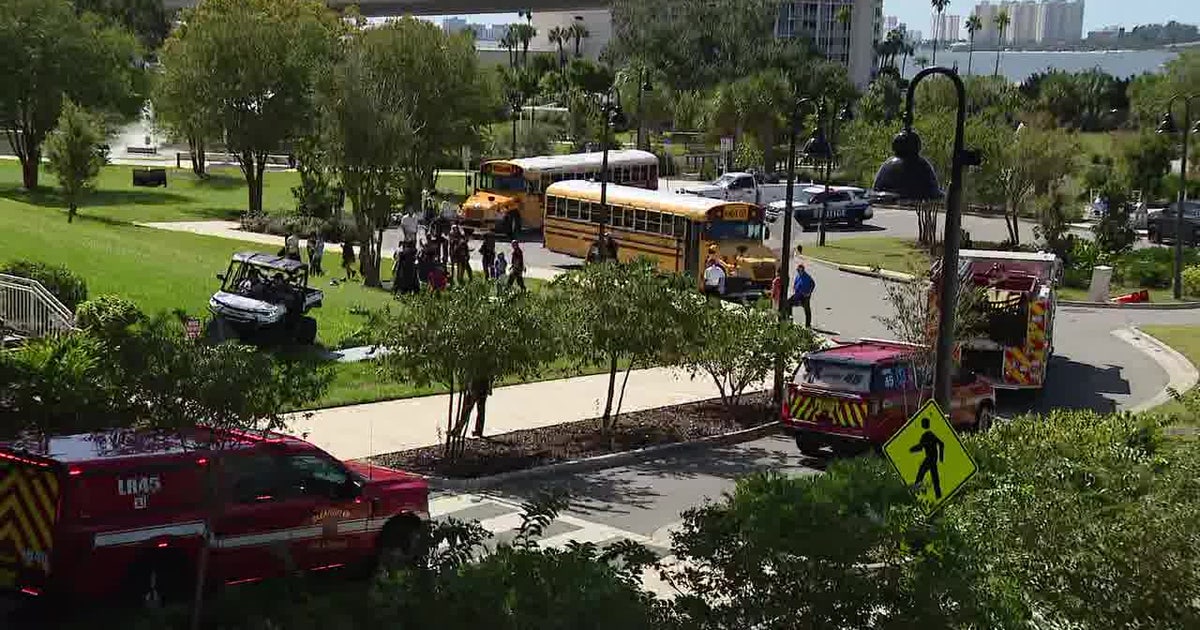 Pinellas County school bus crash: 7 students hurt in Clearwater