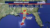 Hurricane Isaias rapid strengthening threatens northern Gulf coast