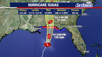 Hurricane Isaias strengthens to Category 3 storm, threatens northern Gulf Coast
