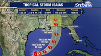 Tropical Storm Isaias forms in Gulf