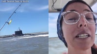 Video: Solo sailor avoids near-collision with U.S. Navy submarine in Florida