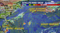 High wind shear suppresses tropical storm development in Atlantic basin