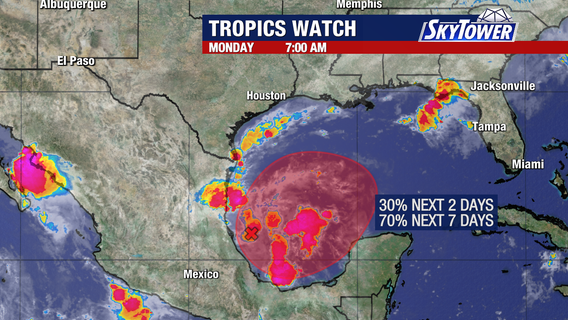 National Hurricane Center watching area that could become tropical depression in Gulf