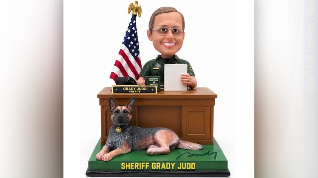 Polk County Sheriff’s Office launches new Grady Judd bobblehead for charity