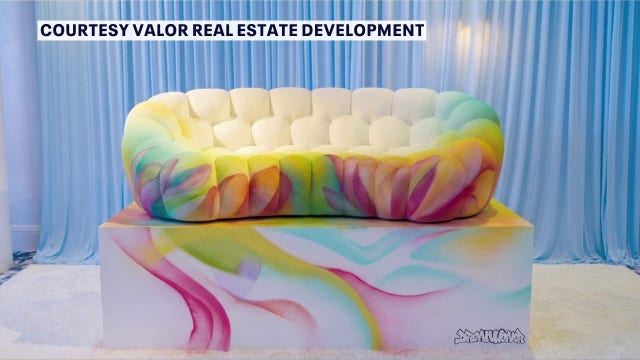 $1 million designer sofa spotlights St. Pete art scene