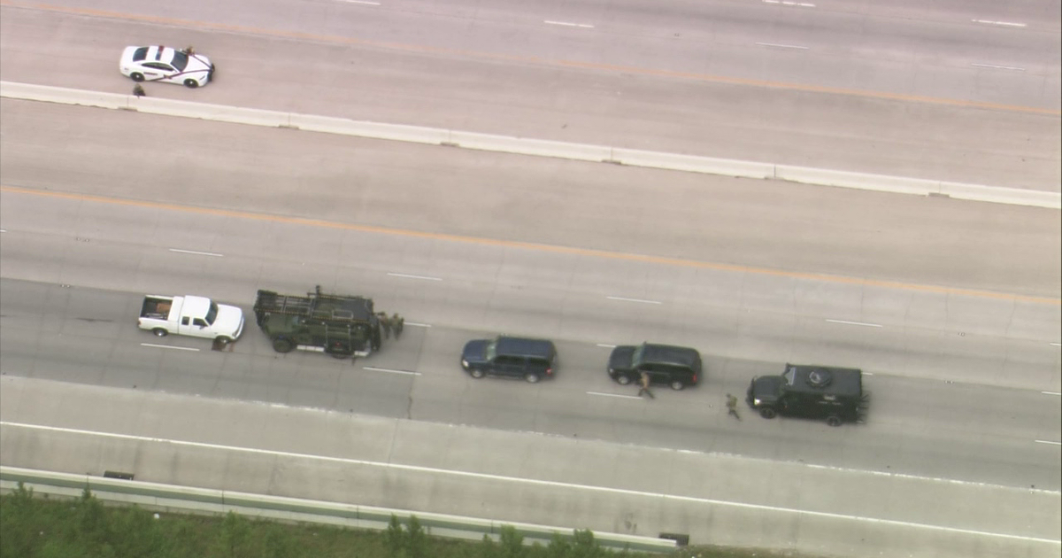 Slow-speed chase ends on North Freeway | FOX 26 Houston
